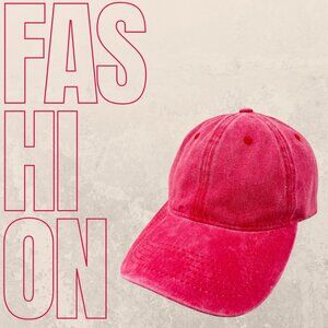 Unisex caps Vintage Red- One Size / monogram hat/hat with name/ hat wi…